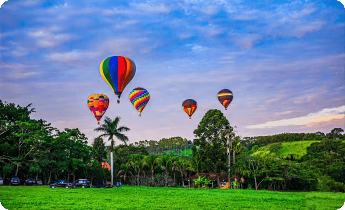 Paseo en globo en Boituva