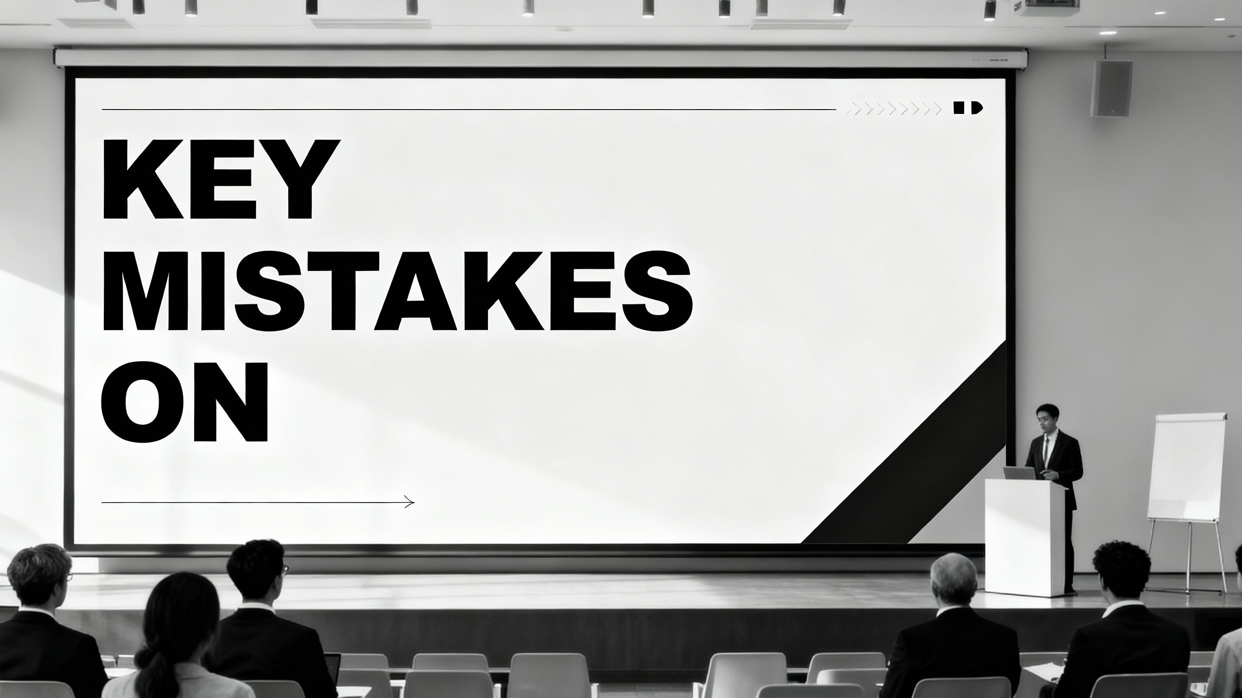 Key Mistakes on laptop screen