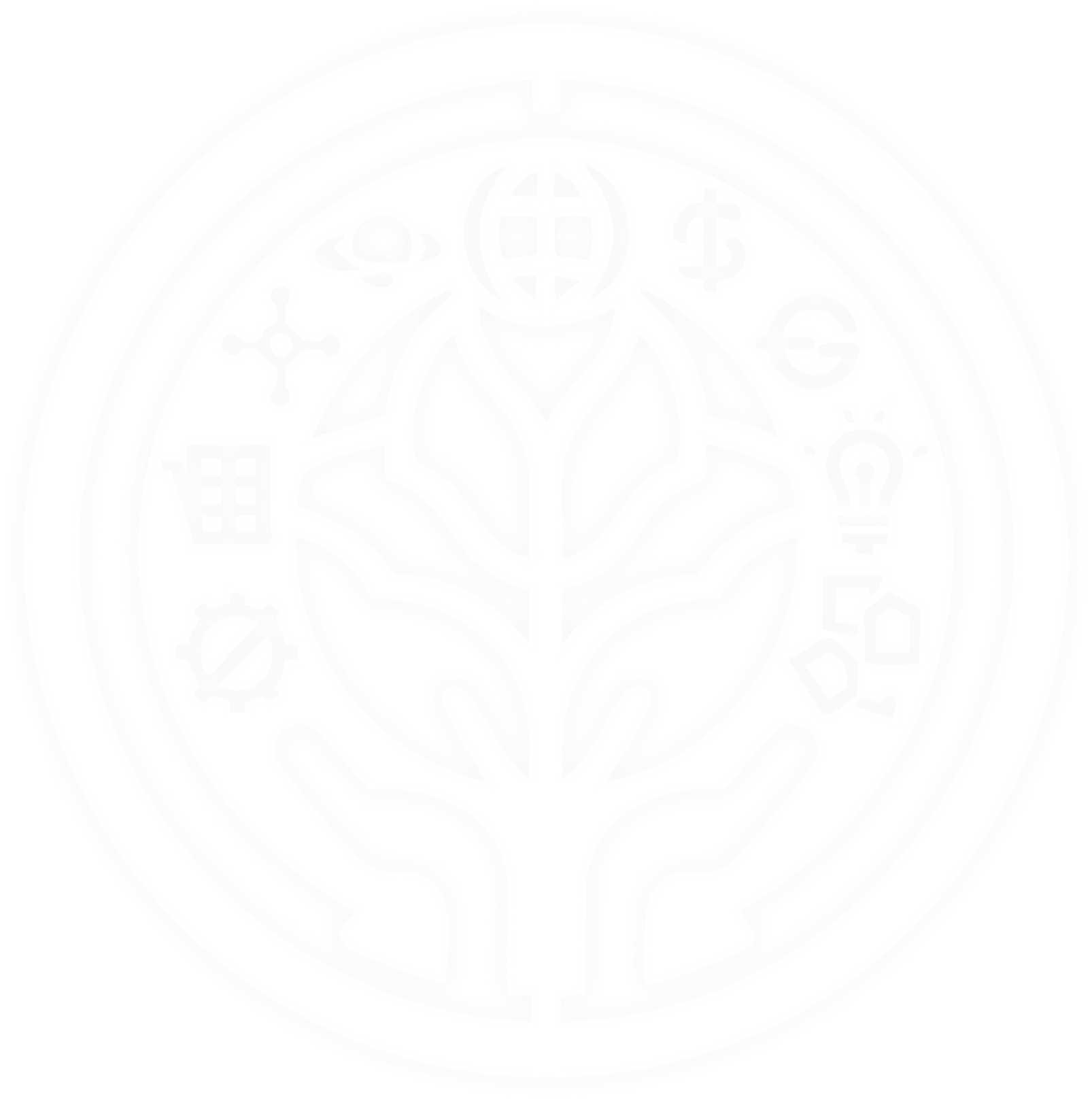 Silhouette of a researcher examining a slide under a microscope with a blue background.