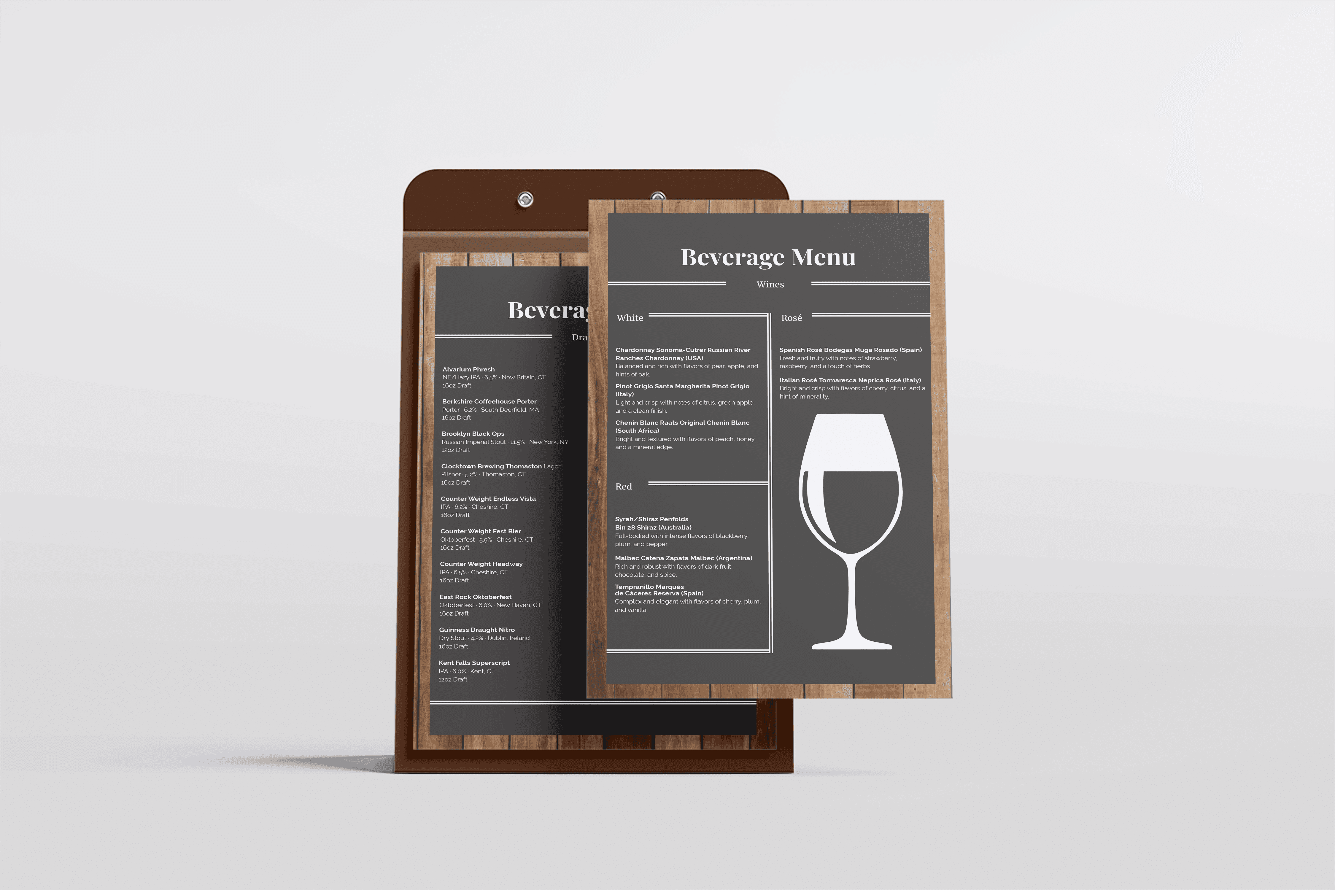 Drink Menu