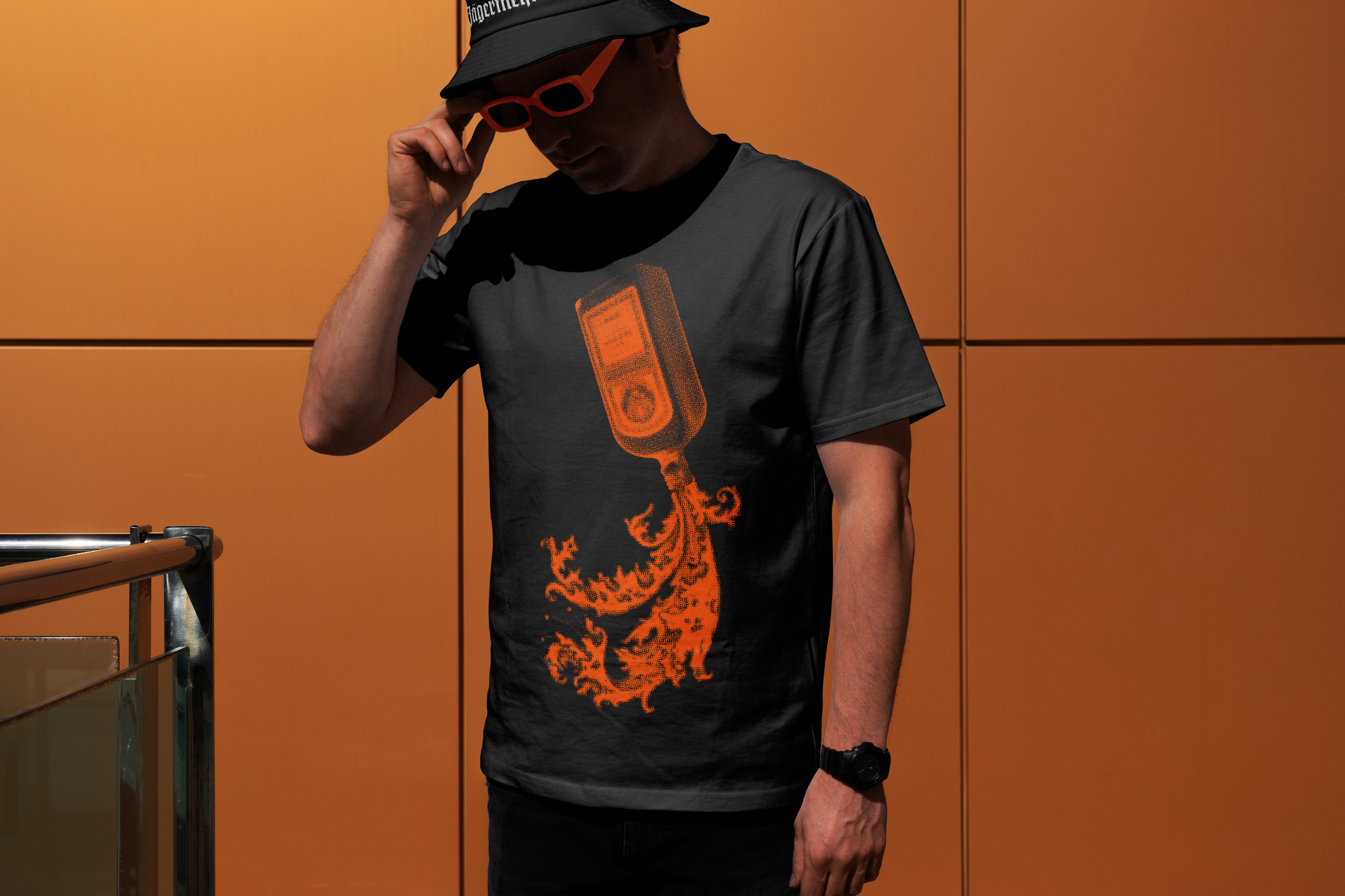 Branding-Anwendungen für die Jägermeister Wirtshaus Tour – Merchandise und Kommunikationsmittel mit wiedererkennbarem Design
