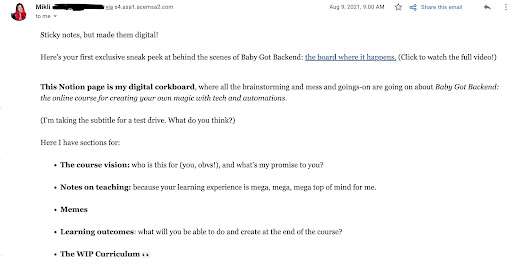 Hey Mikli Come along for the ride - prelaunch email