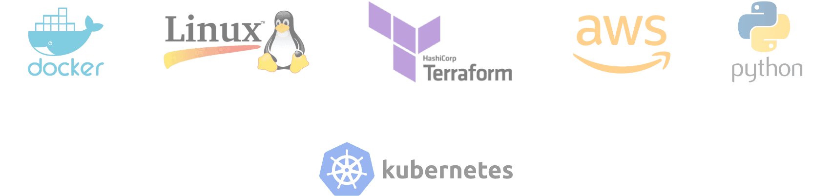 A group of logos representing different tech tools.