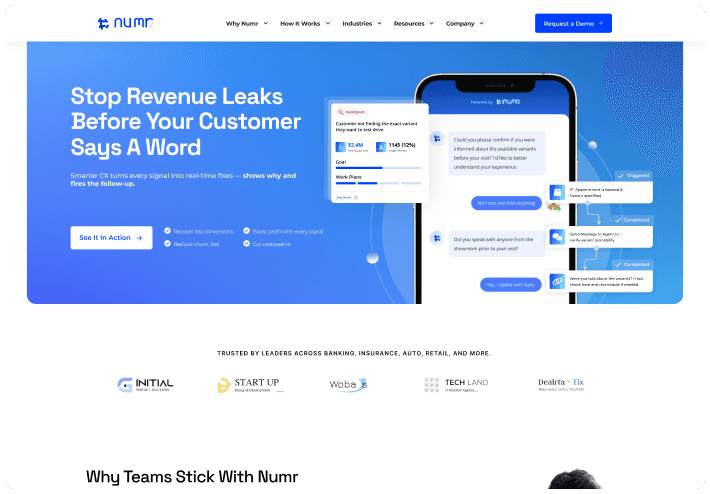 Realione Hero section