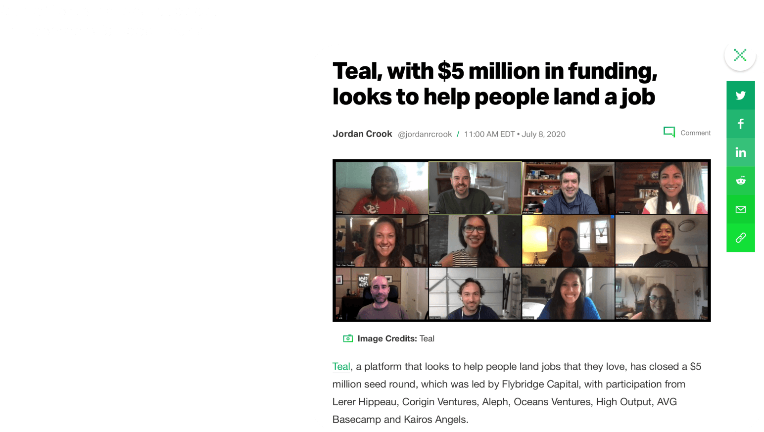 Teal project artifact 6