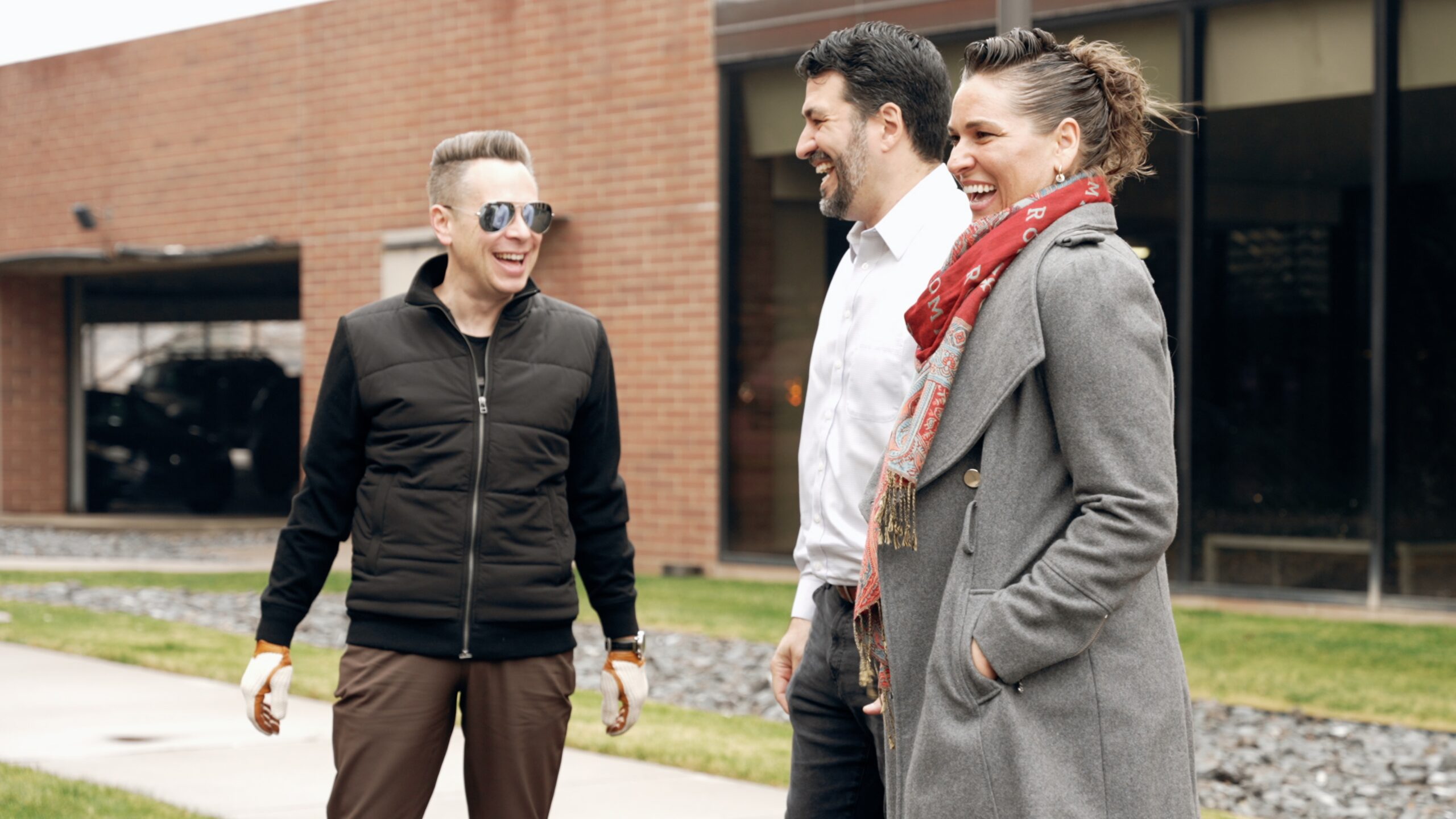 Christopher meets Alisa Zelaya-Perez and Gilbert Perez