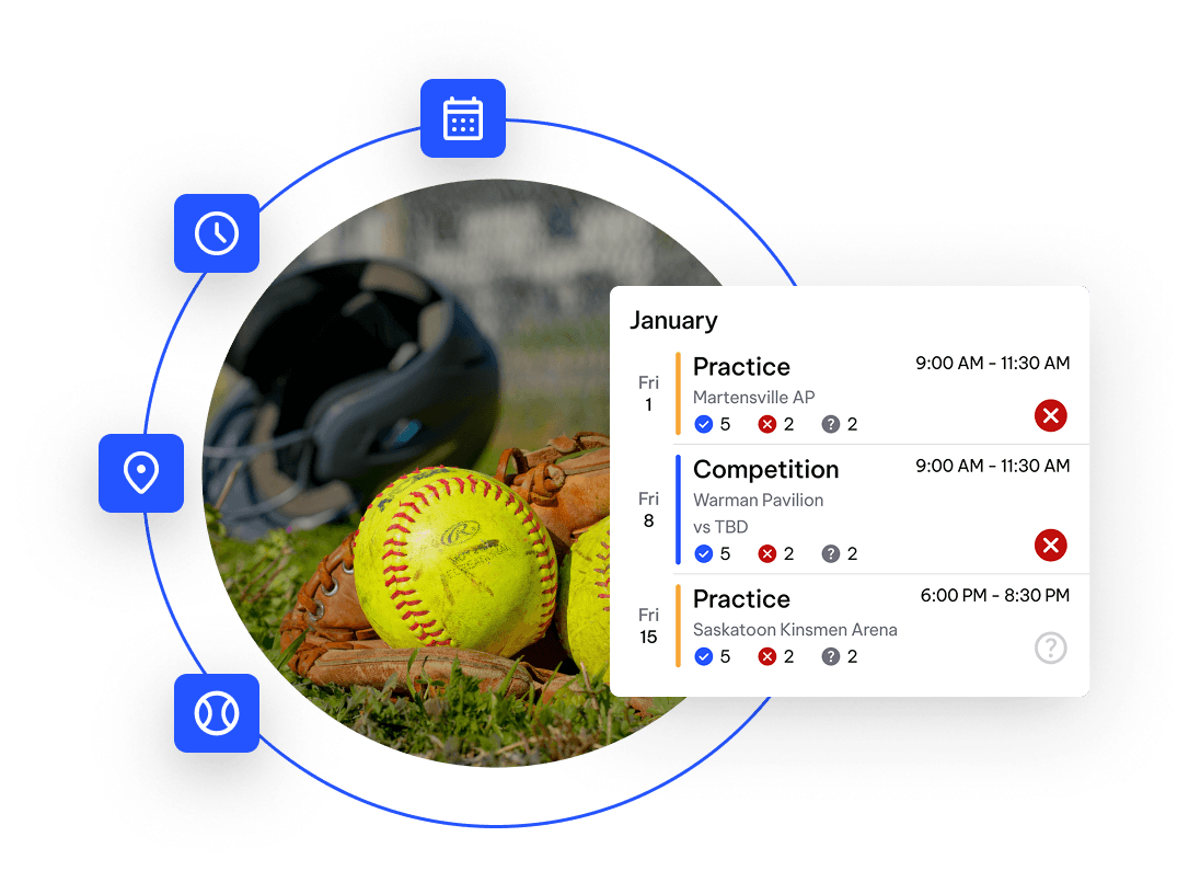 Slo-pitch Scheduling Software Image