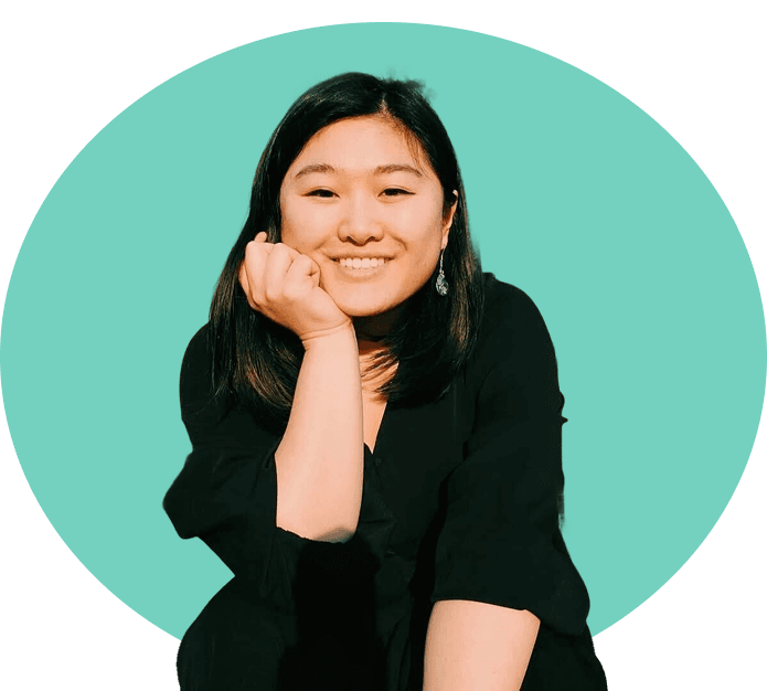 Portrait of portfolio creator – back view