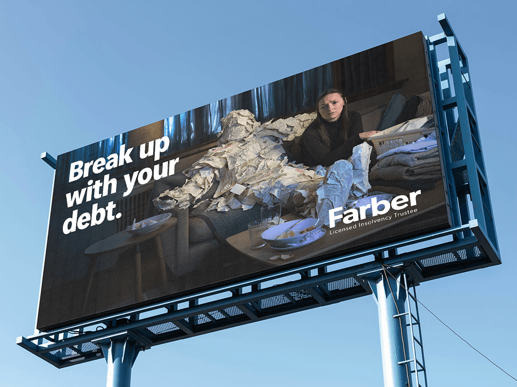 Farber Billboard Reading break up with your dept 