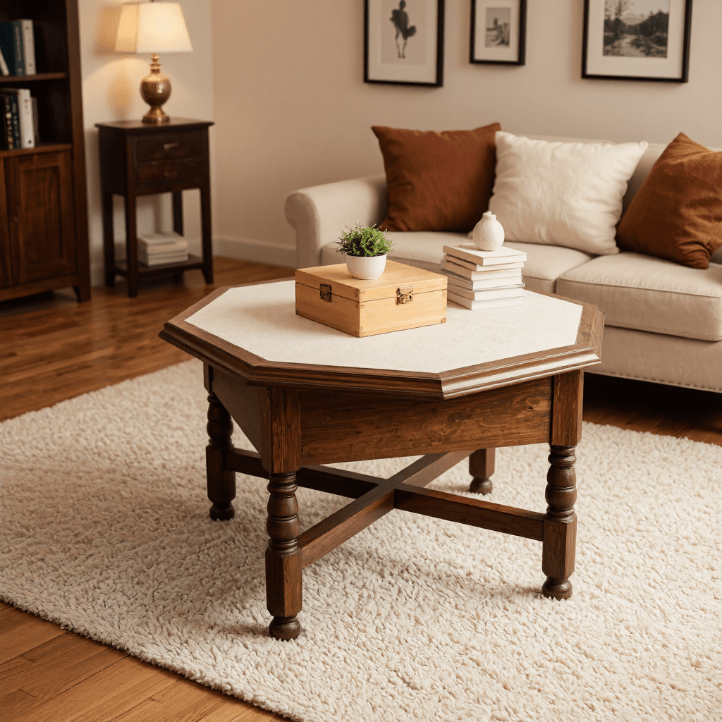 product photography of hexagonal box