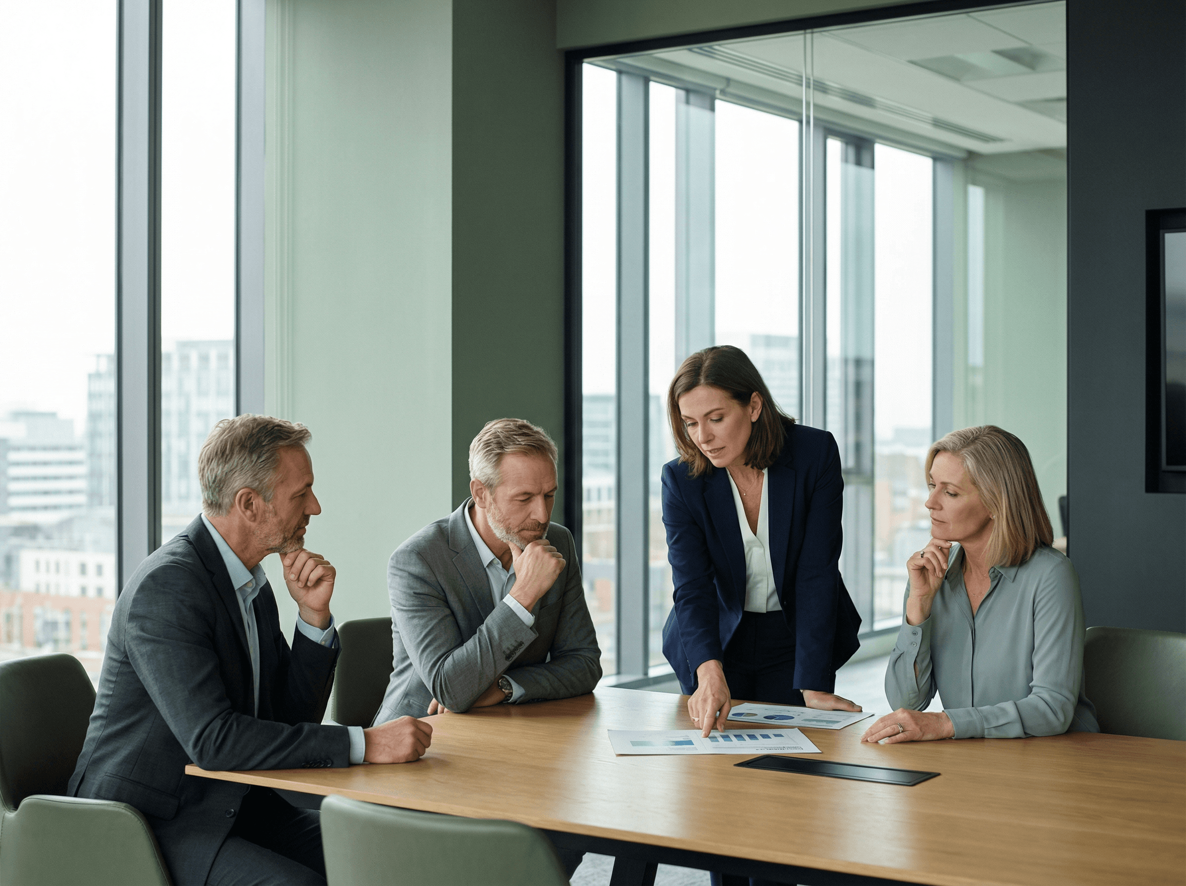 A silhouette of a person standing amidst vibrant swirling colors of teal and orange.