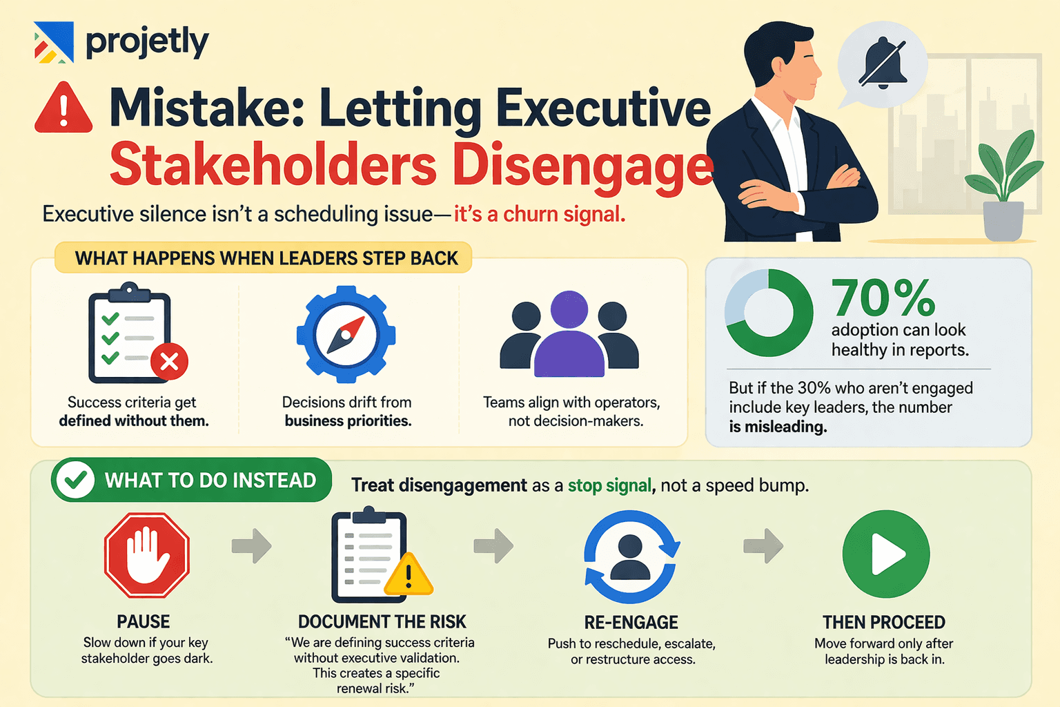 Mistake 4: Letting Executive Stakeholders Disengage