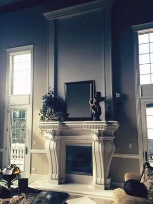 Ruffled Feathers Vi Fireplace