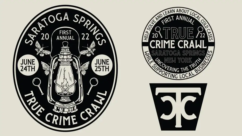 Saratoga True Crime Creal Logo Kit