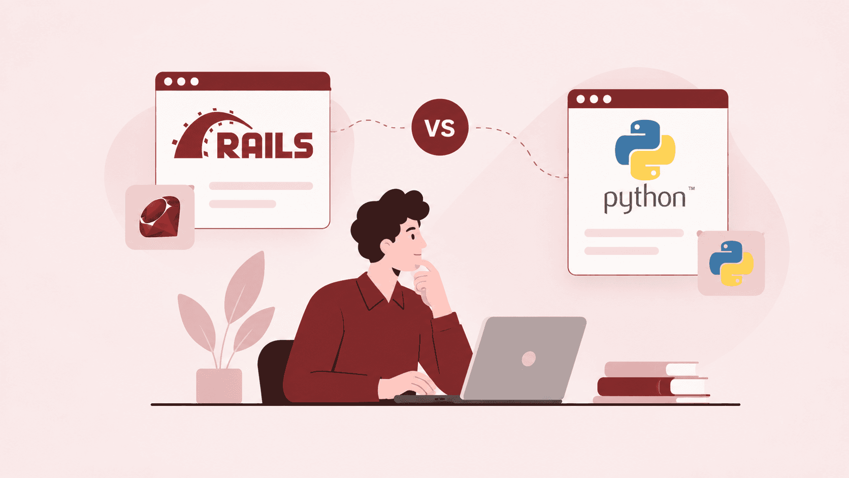 Side-by-side comparison showing Rails CSV export memory usage: naive in-memory approach consuming 76 MB+ versus streaming approach holding steady at 1 MB for 1 million rows