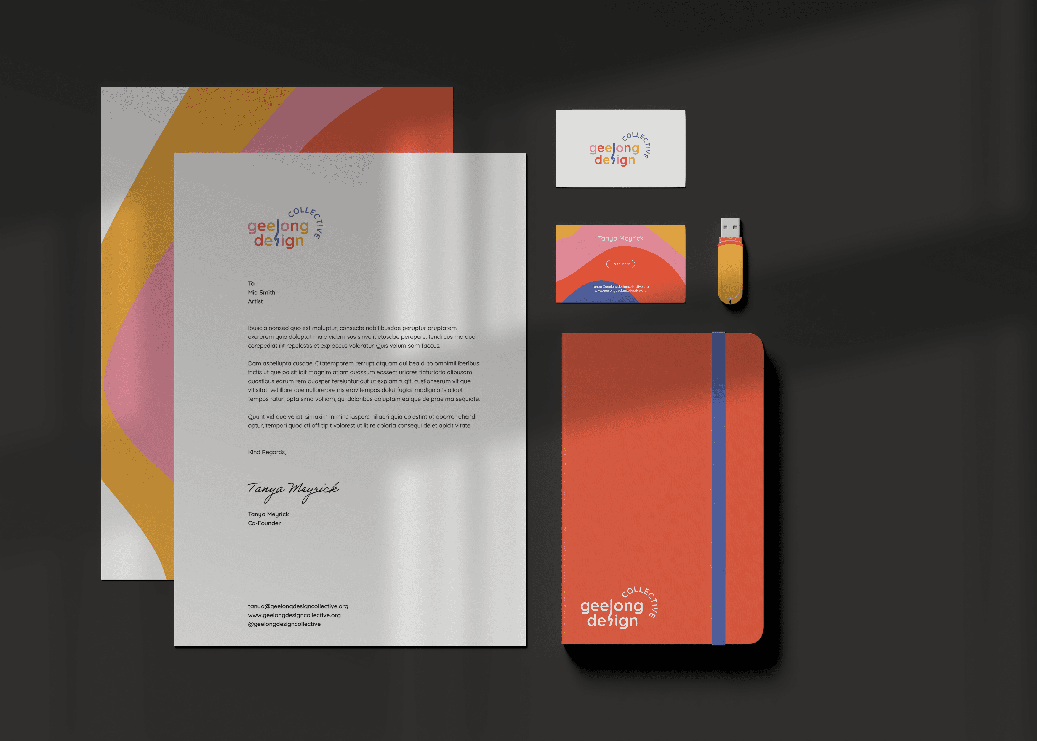 Geelong Design Collective stationary