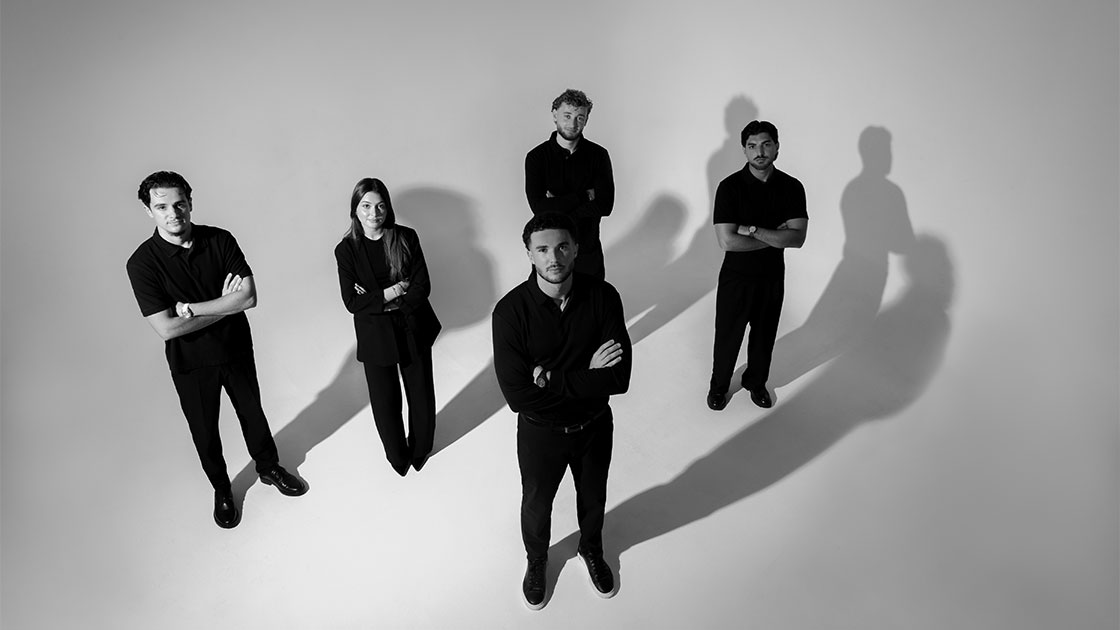 Shooting photo de l'équipe TC Agency pour leur identité visuelle