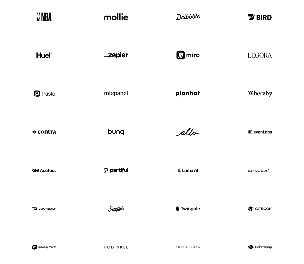 Bild von Unternhemen die Framer nutzen