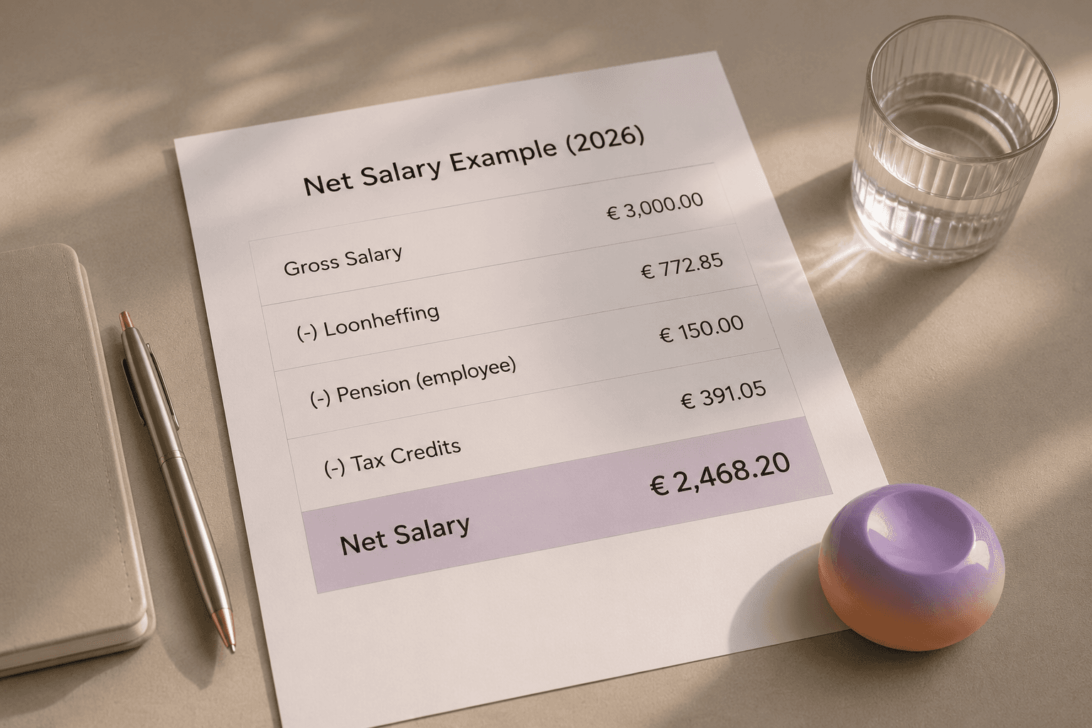 What Does Gross Wage Include and What Remains Net?