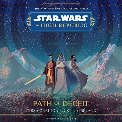 Path of Deceit cover with The Mother, Kevmo, and Marda Ro in front of a blue Jedi symbol