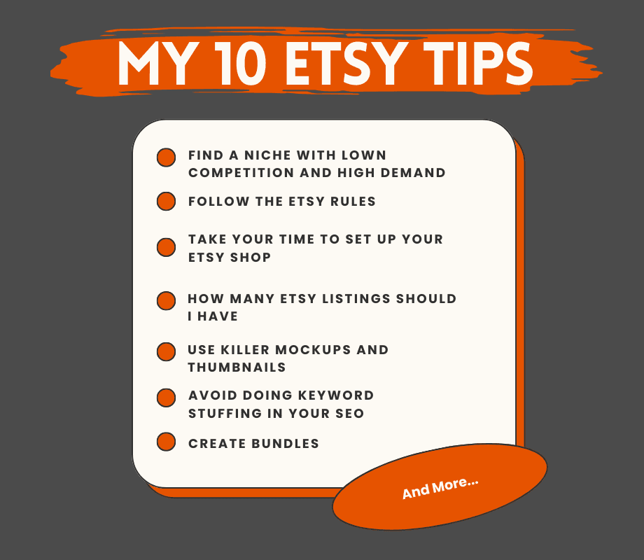 10 Etsy Seller tips I wish I knew before starting my Etsy shop Blog