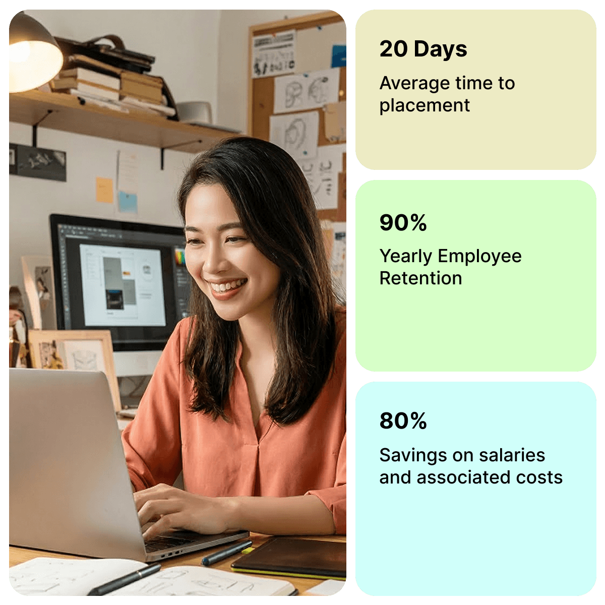 An infographic on cost savings with mixwork