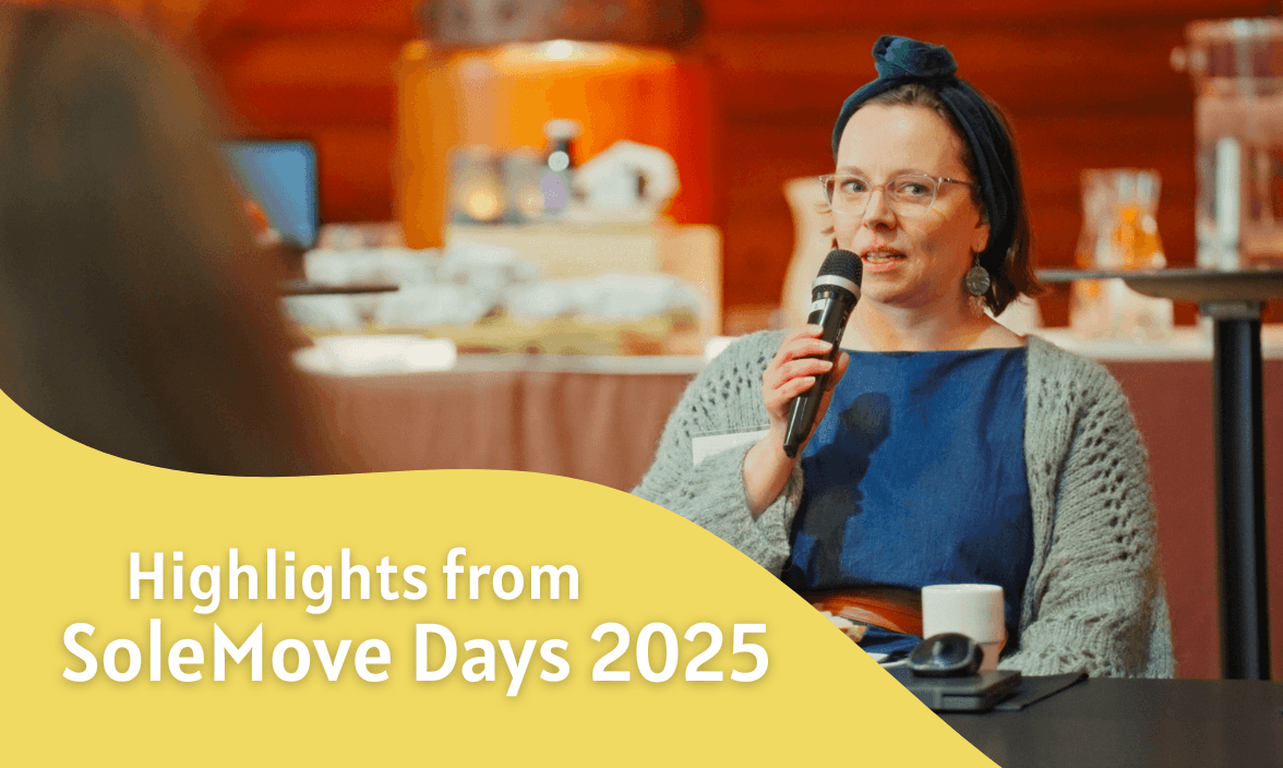 Attendees watching a technology presentation at the Solemove Days 2025 client forum.