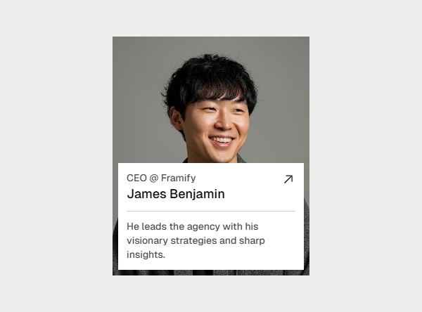Framer Team Card Component