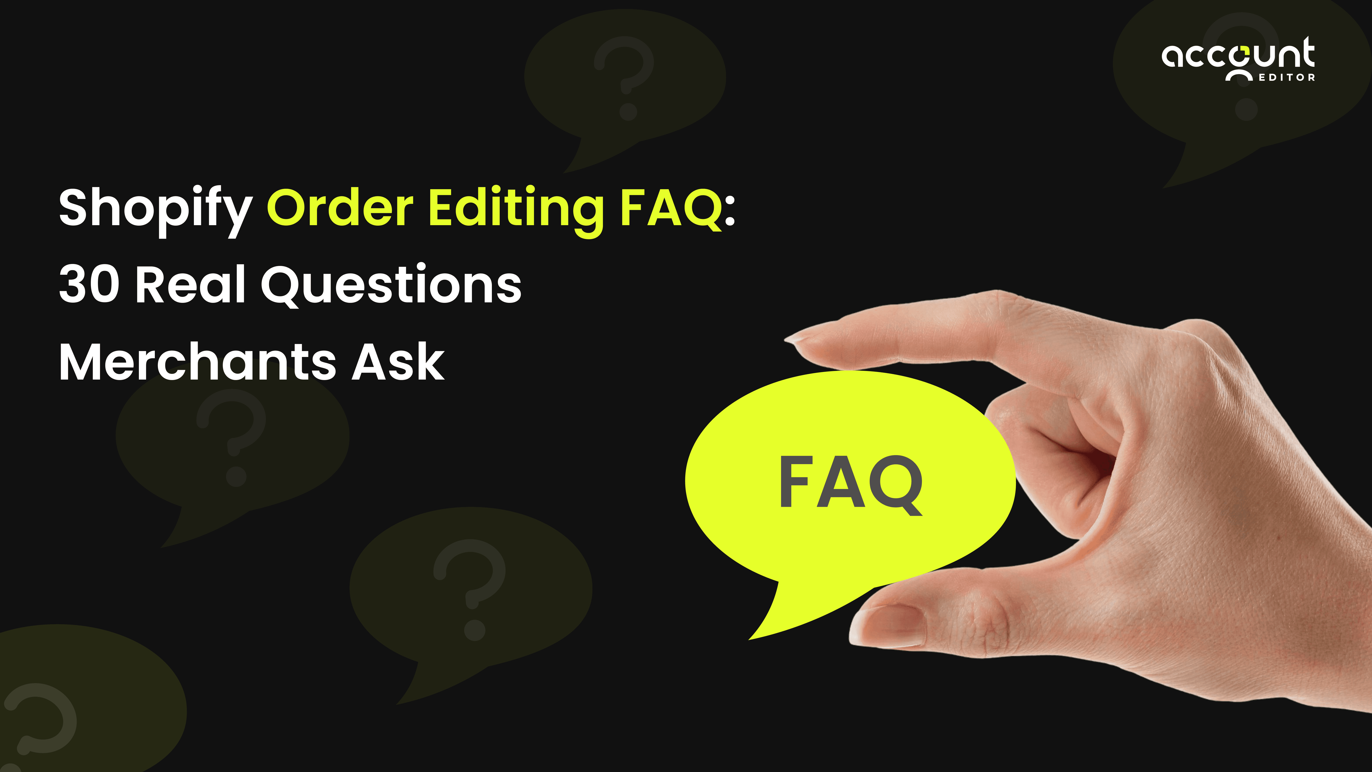 30 Real Questions Merchants Ask