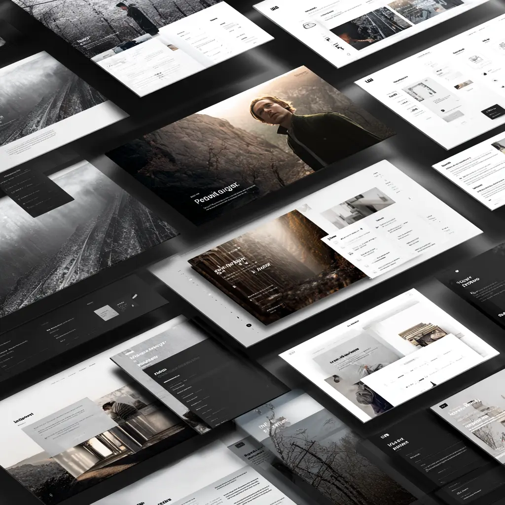 Premium UX/UI design showcase — modern SaaS, AI, and tech interfaces by Luna UI Design Studio