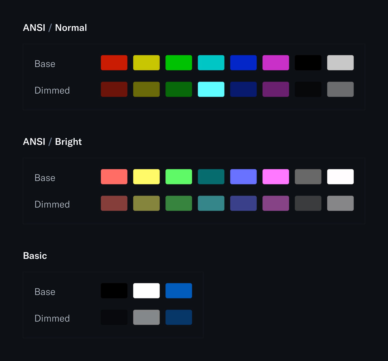 CLI Colors