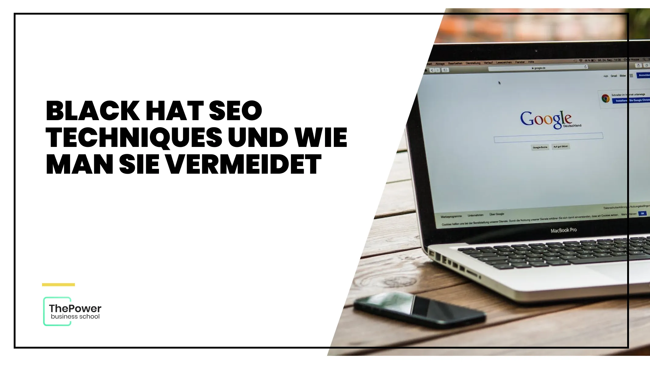 Black Hat SEO TECHNIQUES und wie man sie vermeidet.