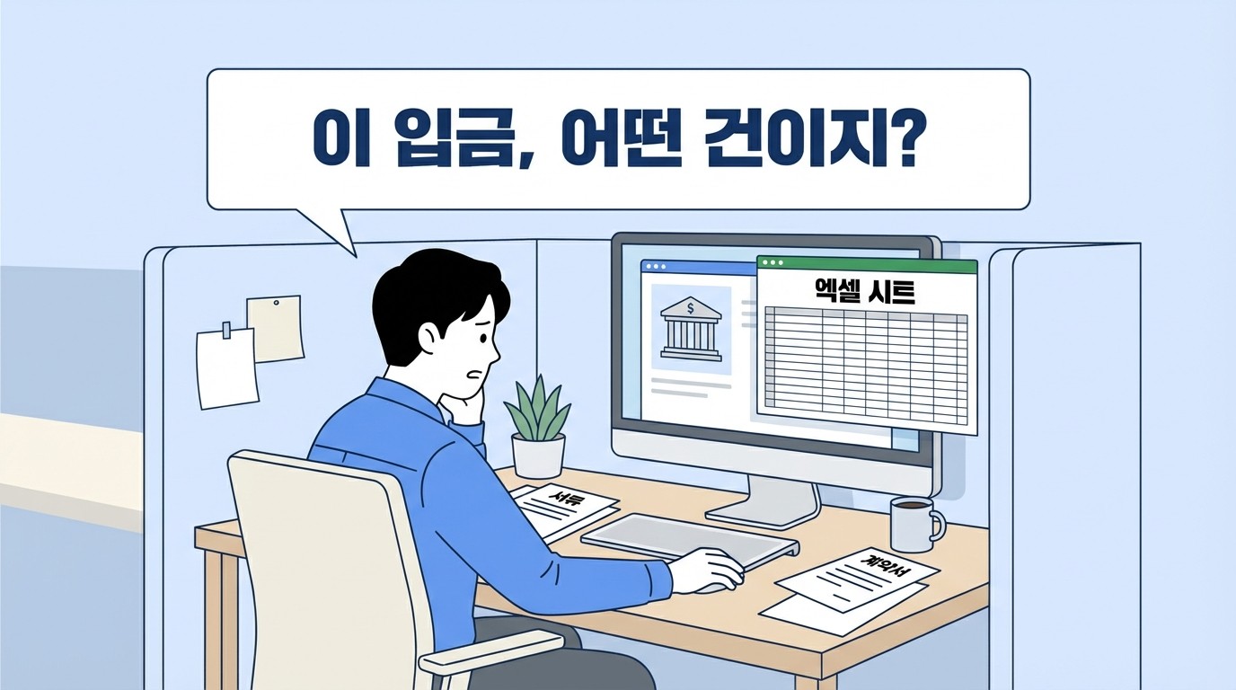 "이 입금, 어떤 건이지?"