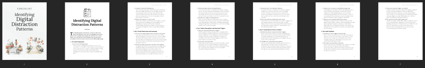 Entrepedia 1767881916180-Identifying-Digital-Distraction-Patterns---Checklist