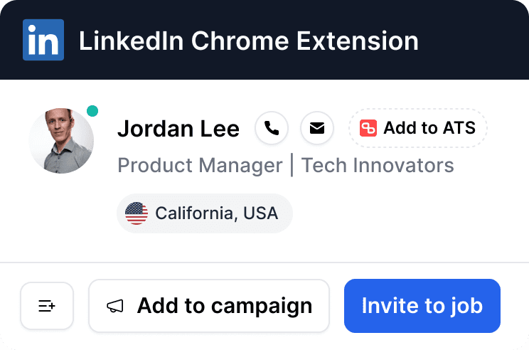 Linkedin sourcing chrome extension