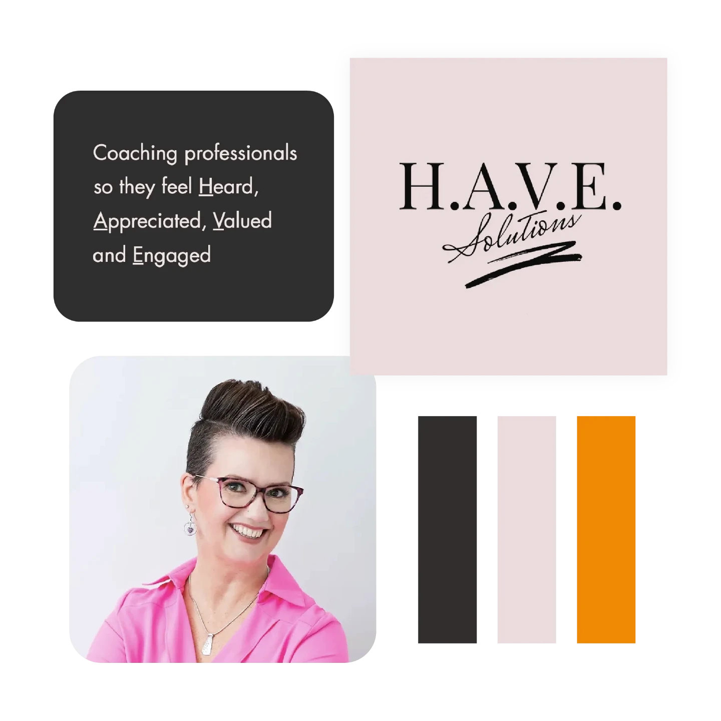 brand kit visual from a leadership coach