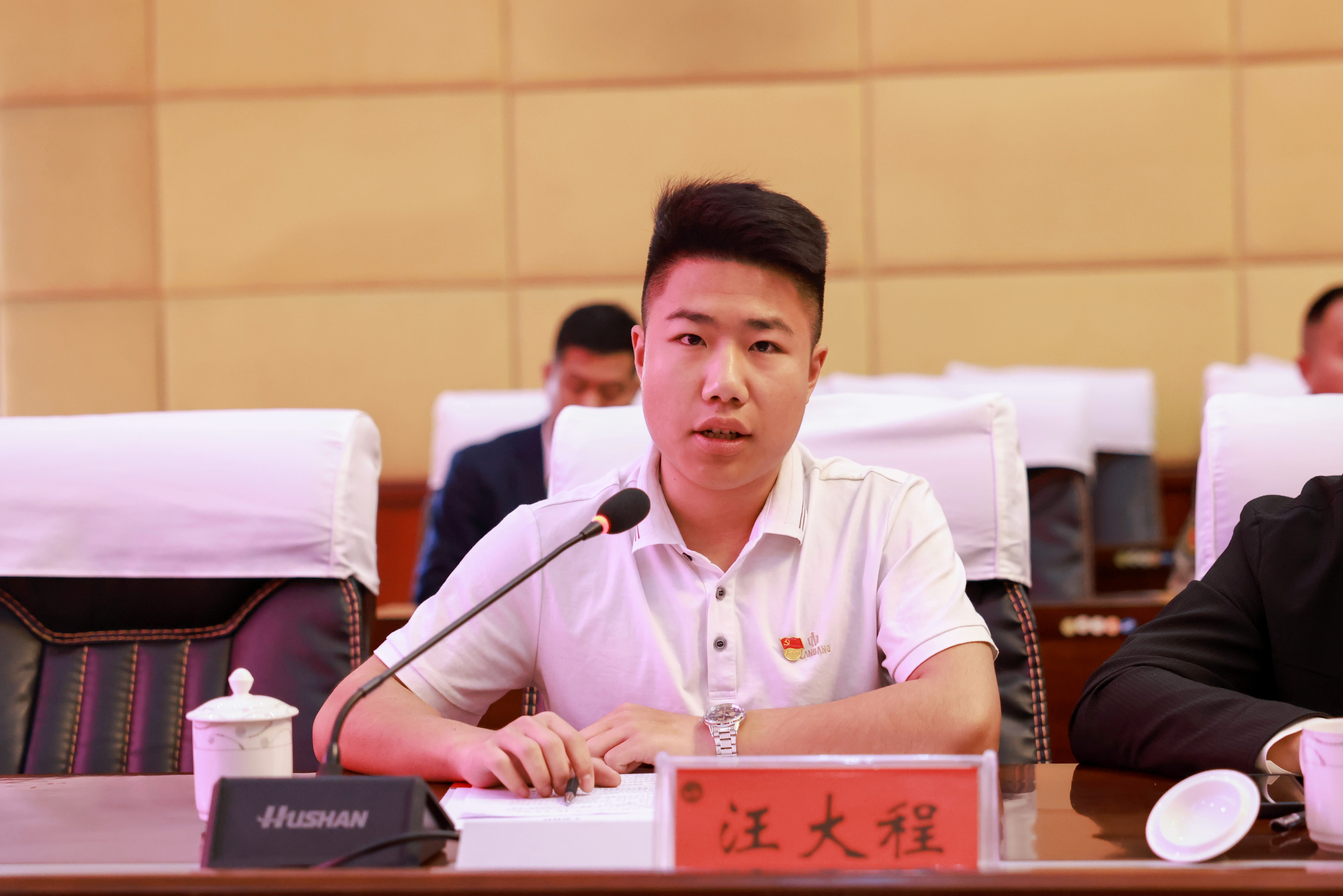 man posing in professional outfit