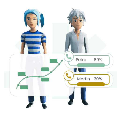 Abstract metalic shape