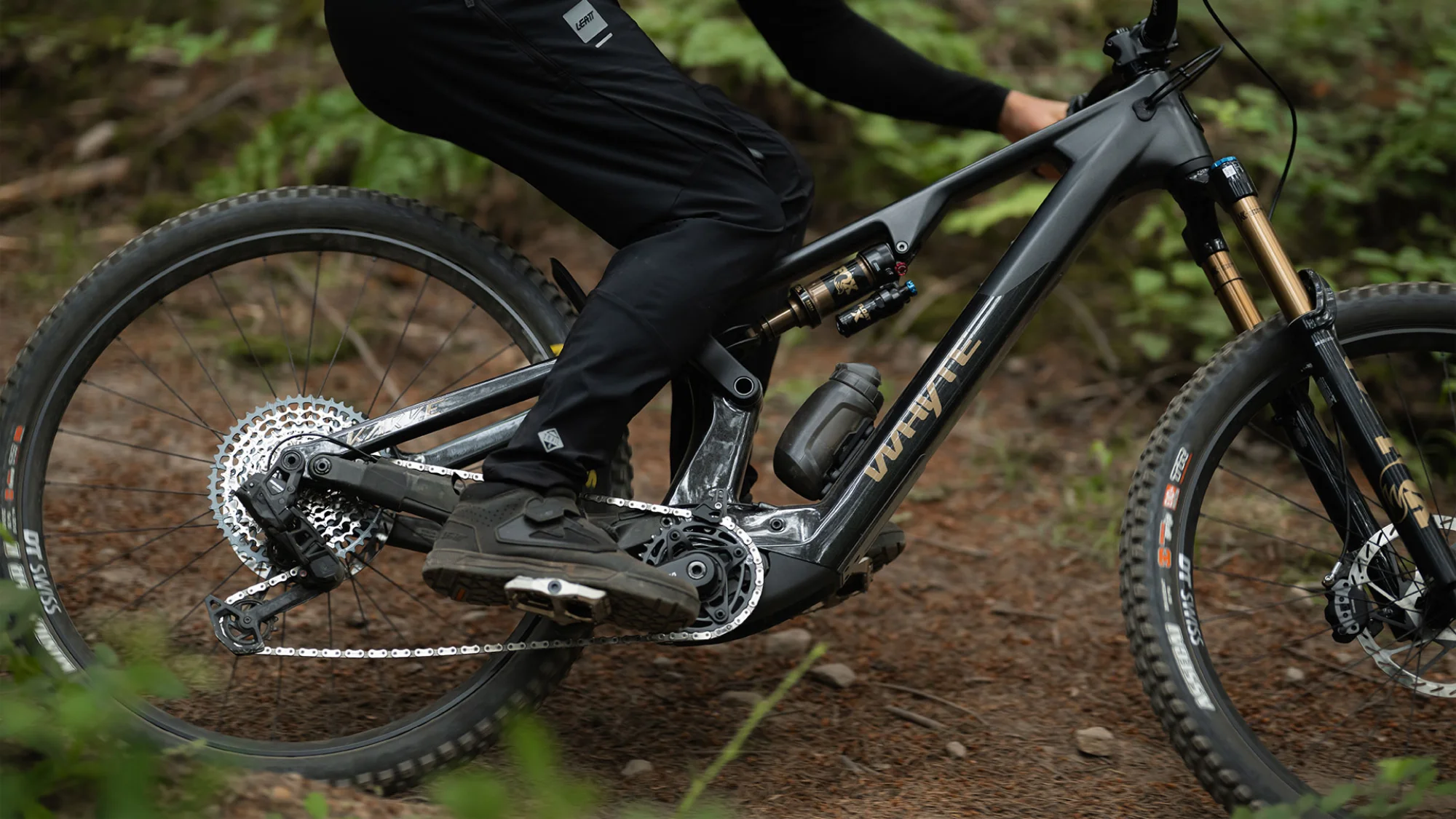 Close-up of Whyte Karve frame showing industrial design