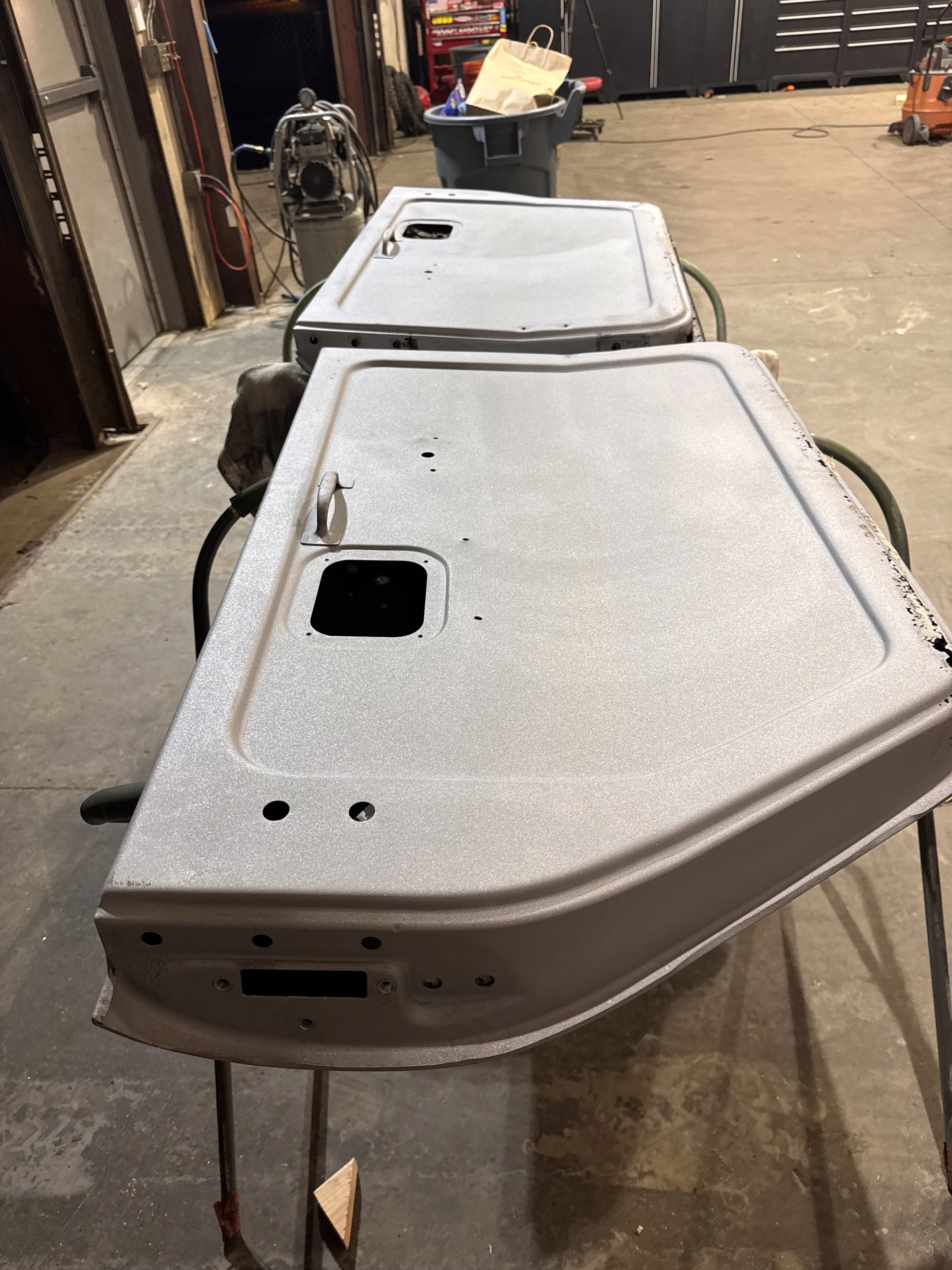 Truck & equipment sandblasting by Rochester Sandblasting