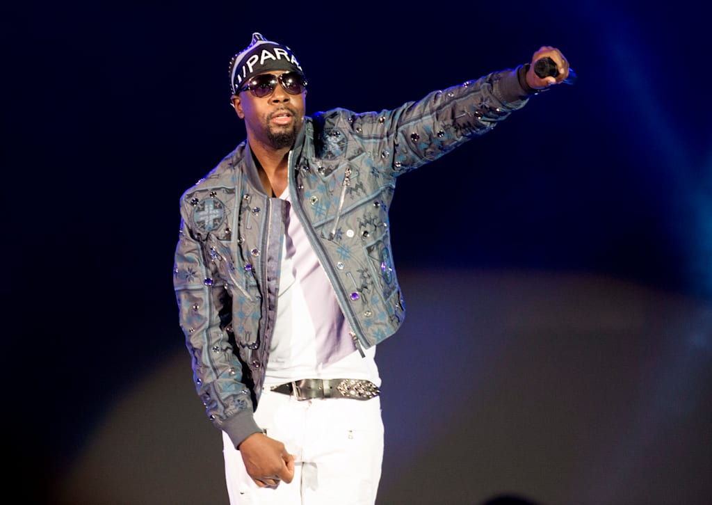 Wyclef Jean of the Fugees performs at the Toronto Pan Am Games Ceremony