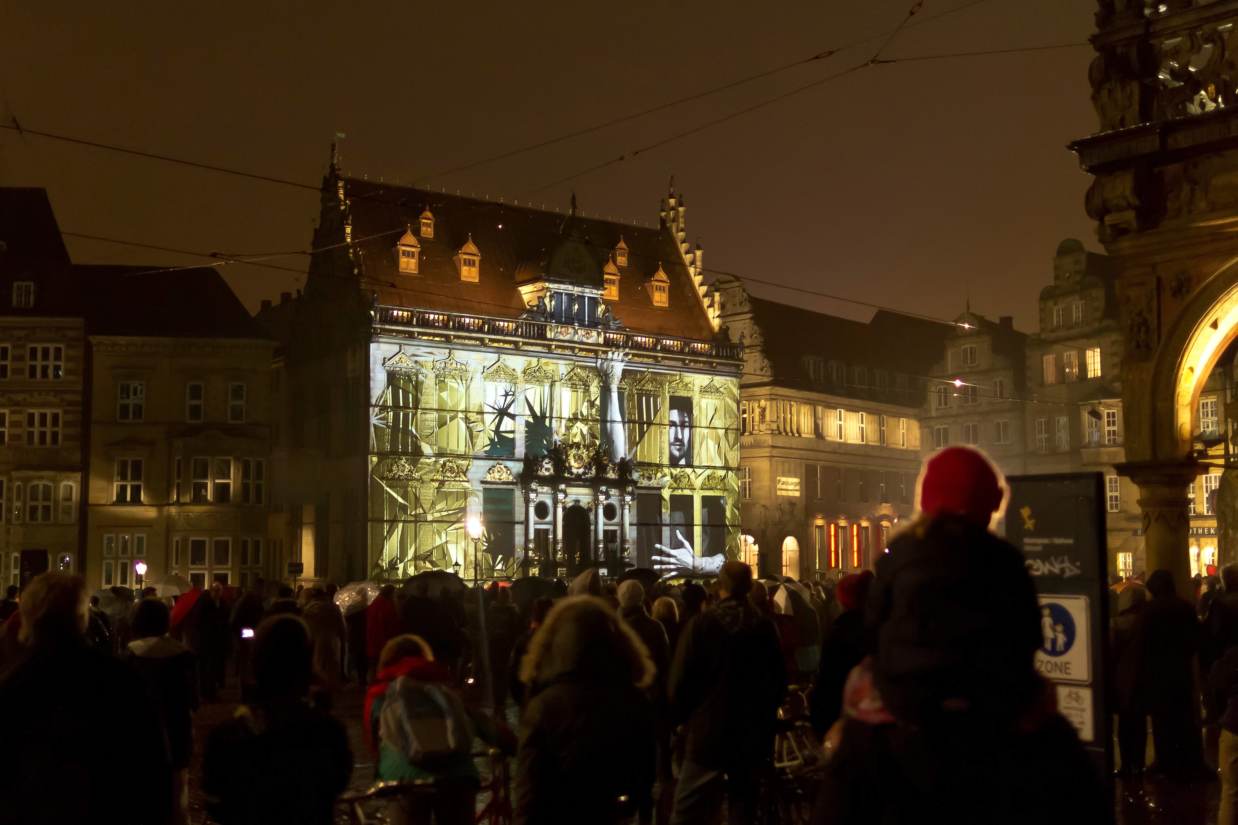 Buntes Gold - augmented architecture projection mapping