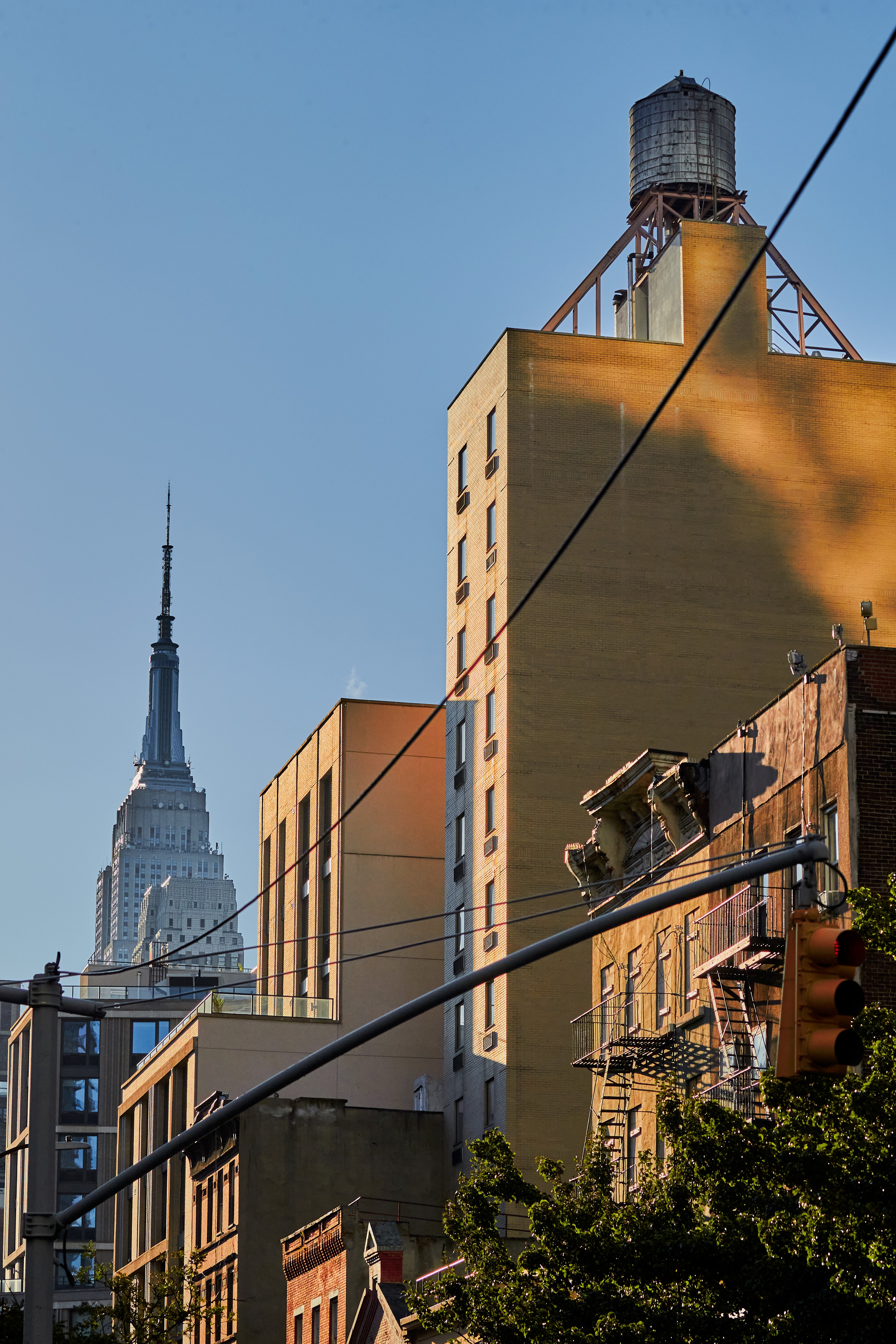 Sunset on Empire State Building Manhattan New York, image by travel photographer Paul Severn