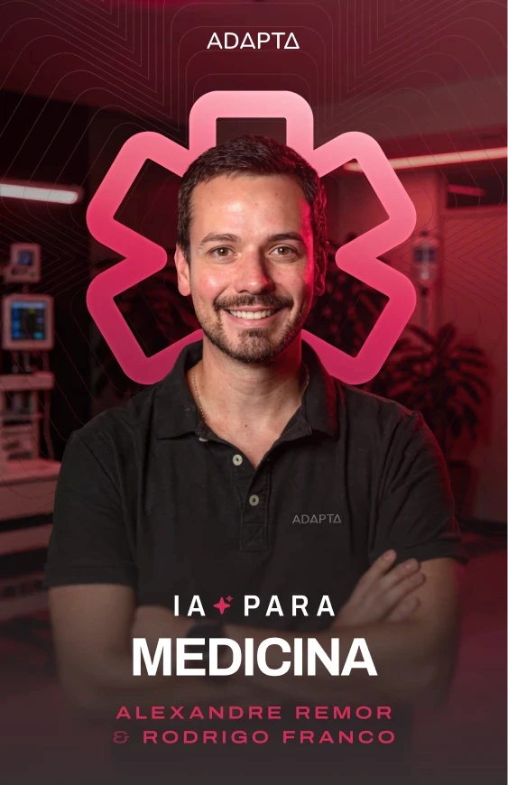 Capa do curso IA para Medicina da Adapta
