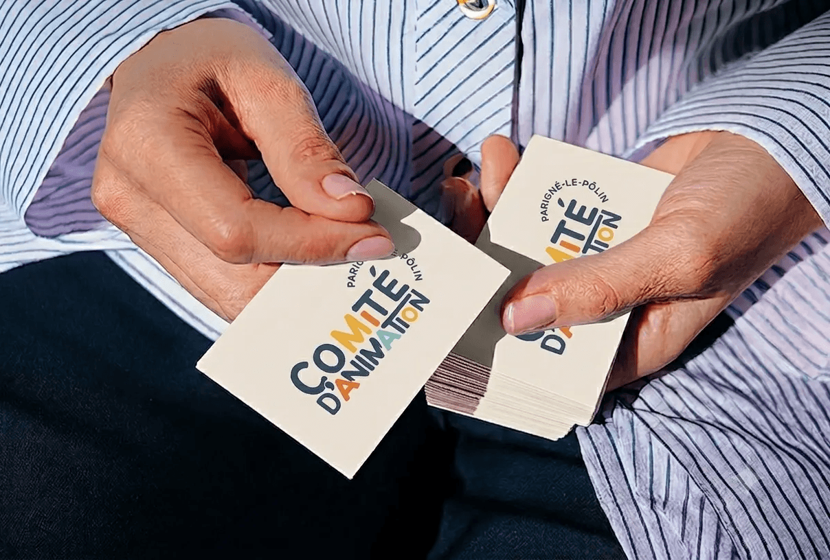 Cartes de visite du comité d'animation