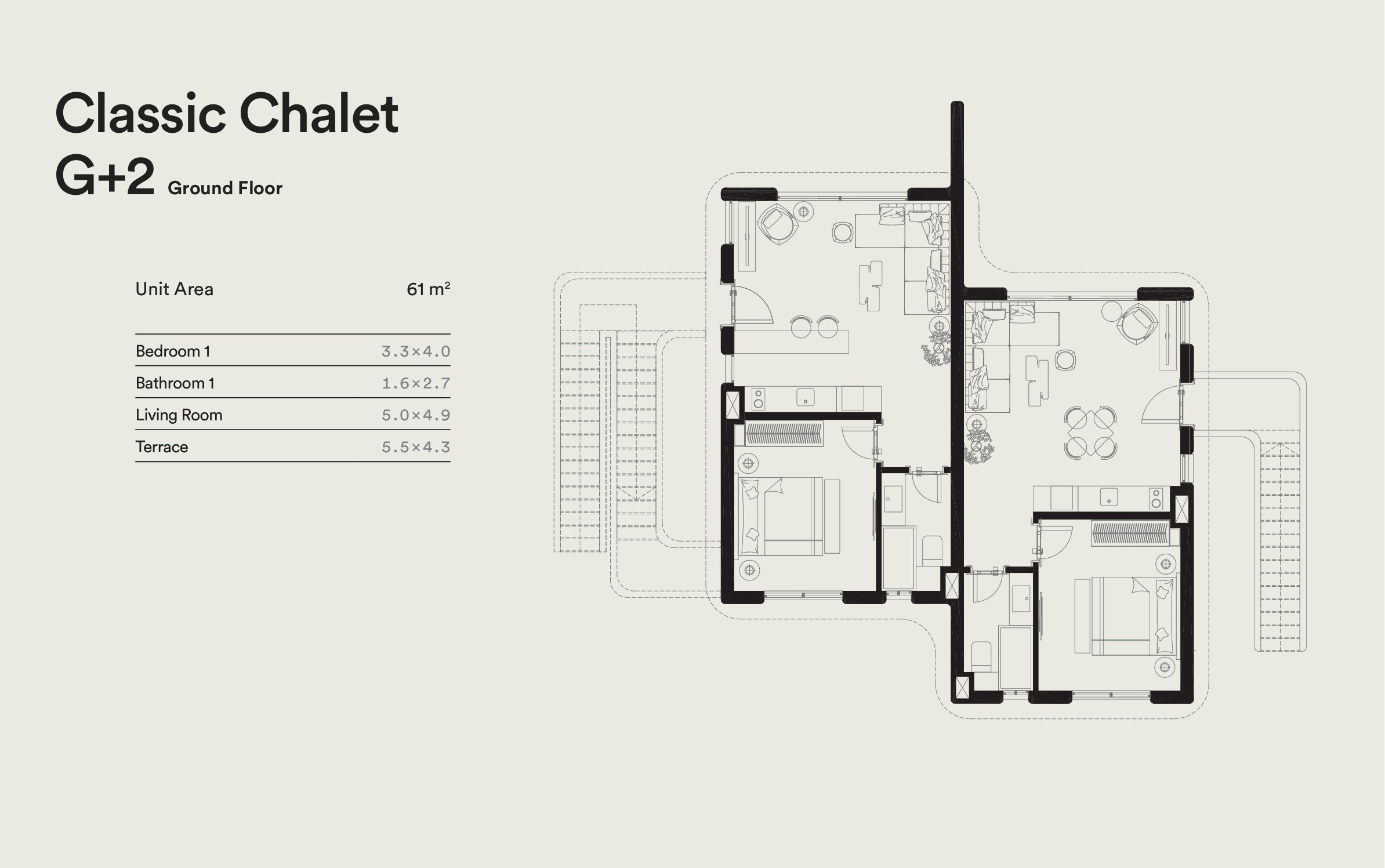 open space living room