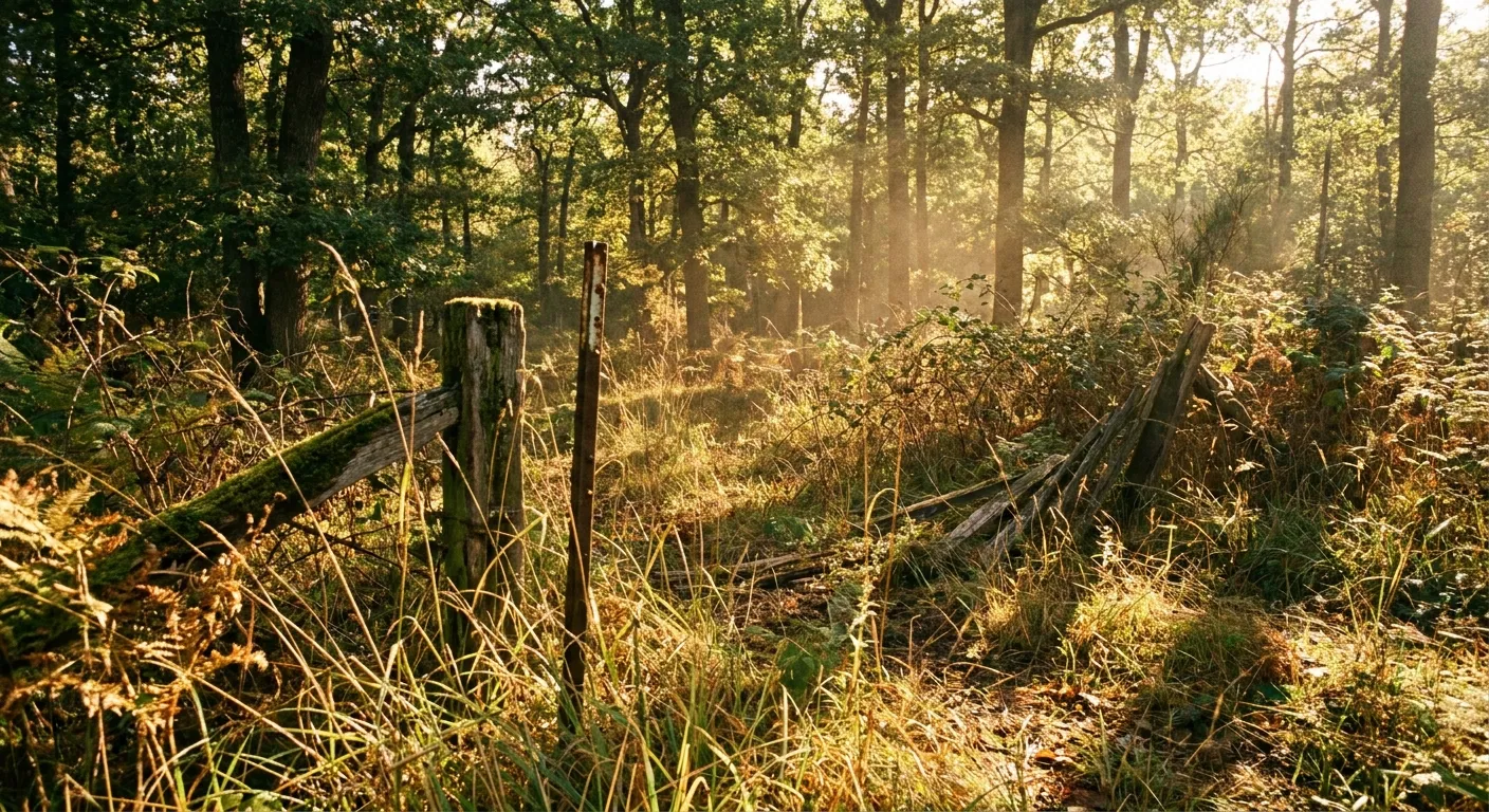 Sunlit lakeside path with trees, RockN' Socials, Digital Marketing Agency.