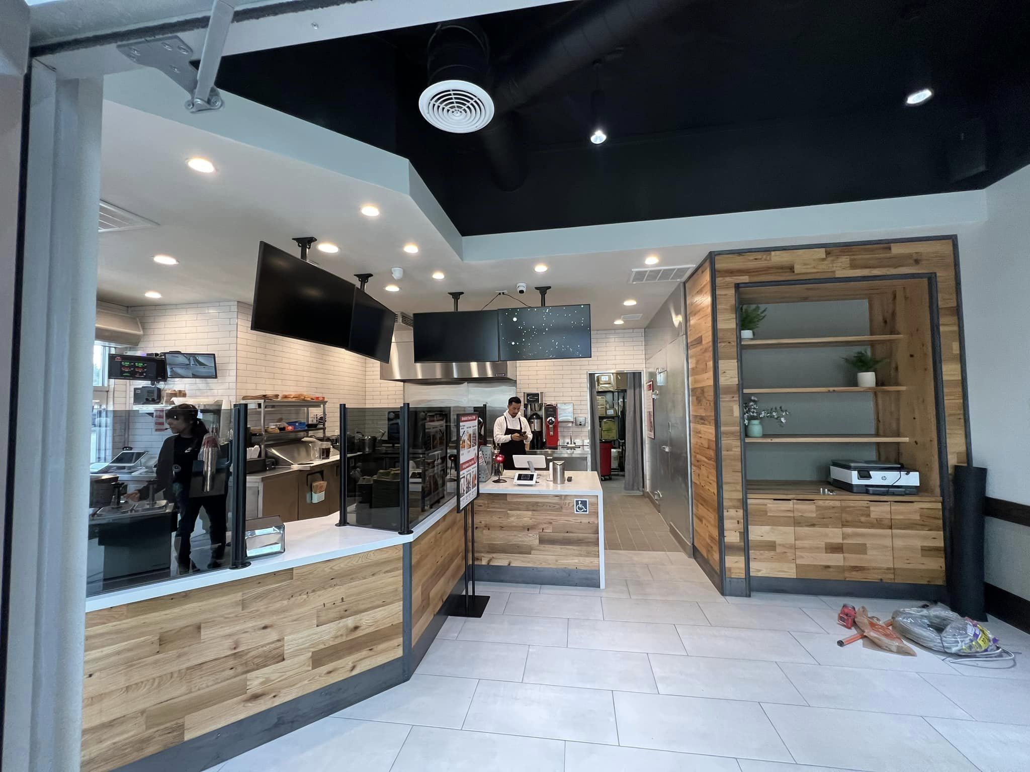 Karak Boba commercial interior build-out by THP Construction