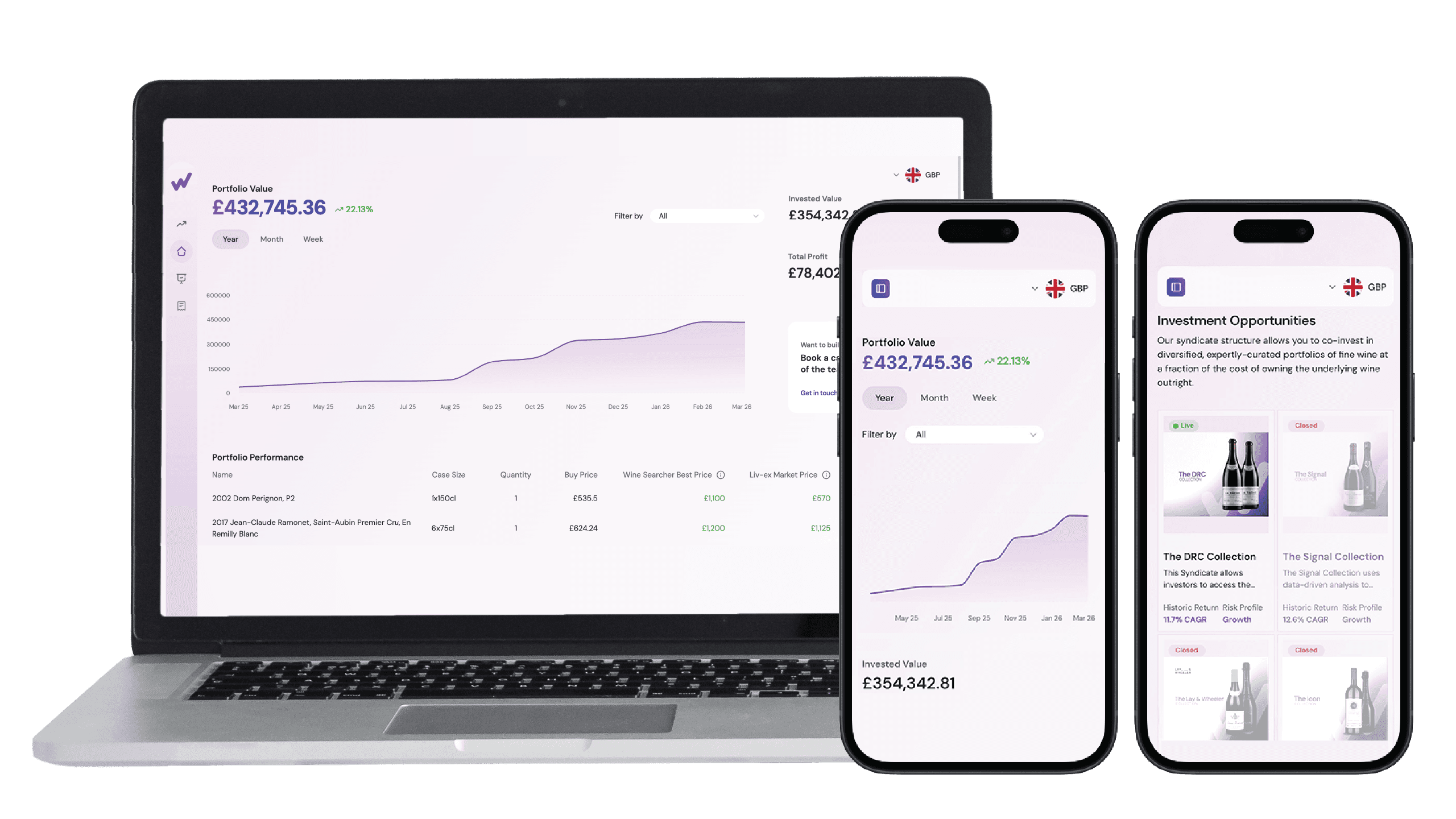 WineFi platform images