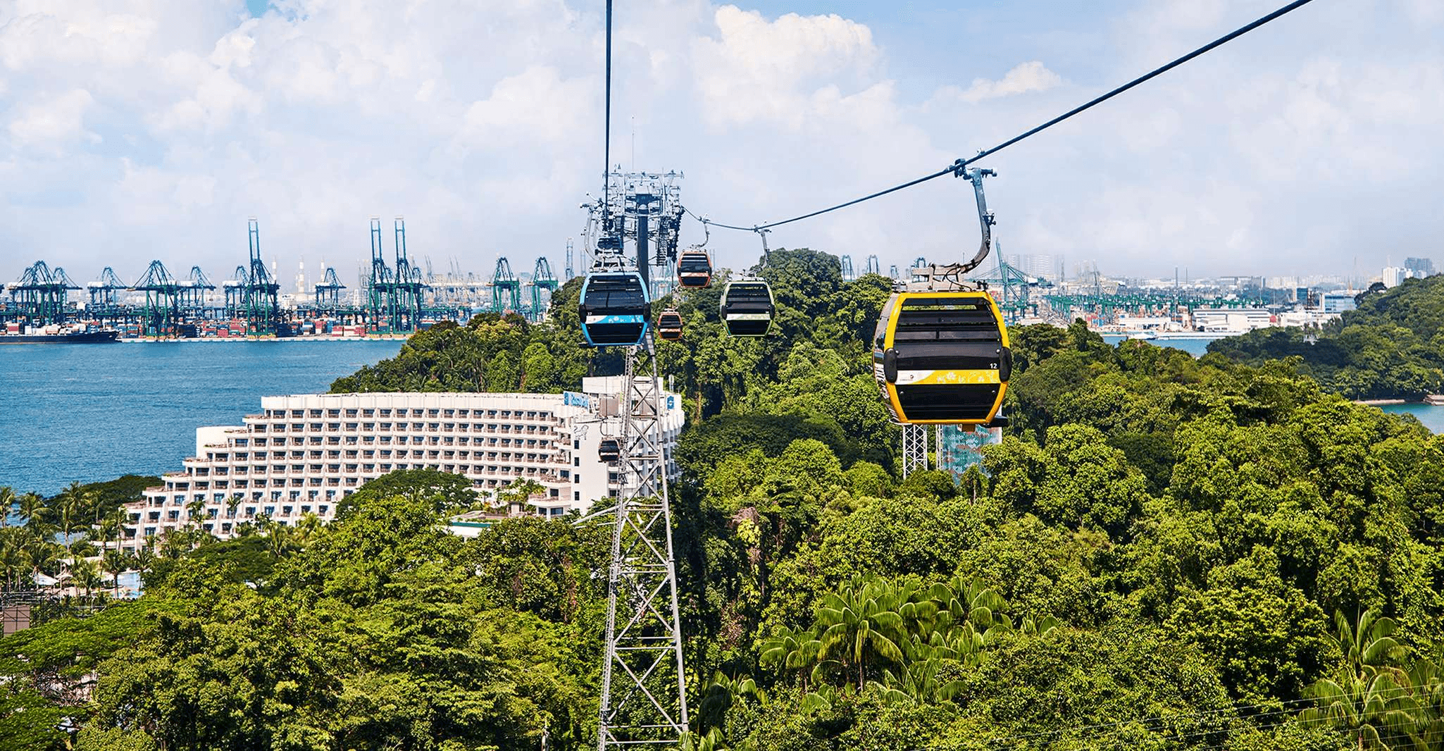 sentosa island cable car